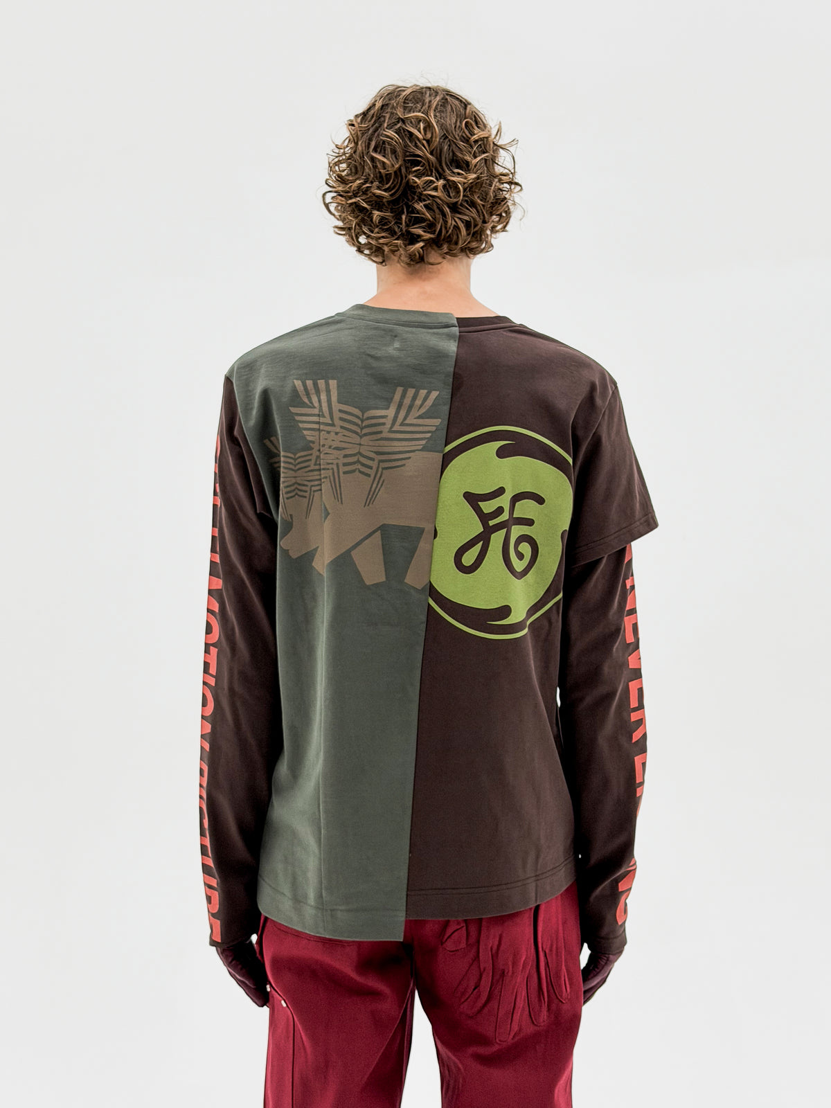Defense Printed Deconstructed Longsleeve (Army/Brown)