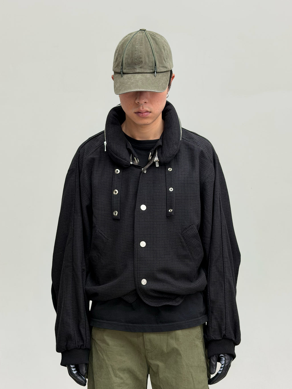 Reia Wool Parachute Jacket (Check #2)