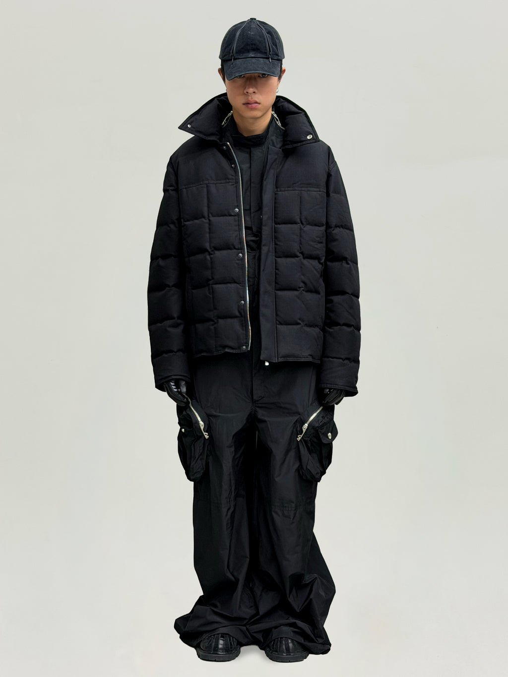 SF Puffer Jacket (Black)