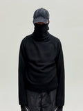 Stealth Balaclava Knit Jumper (Black)