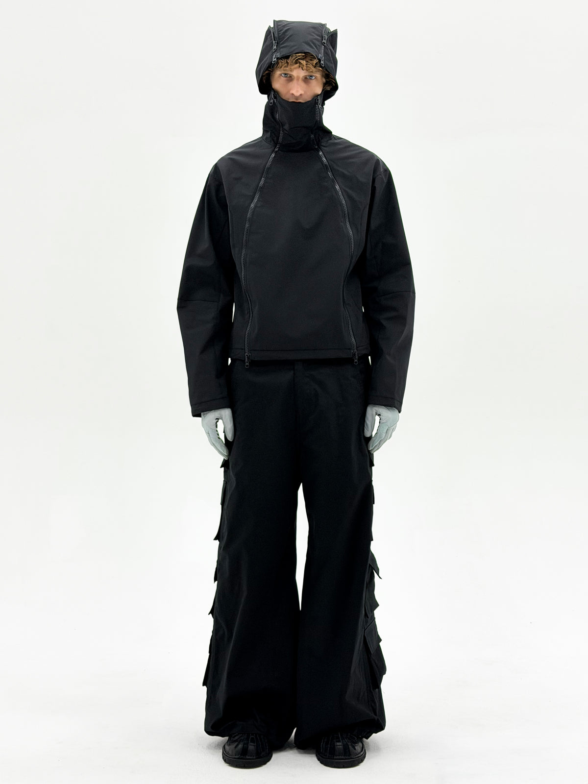Technical Zip Jacket (Black)