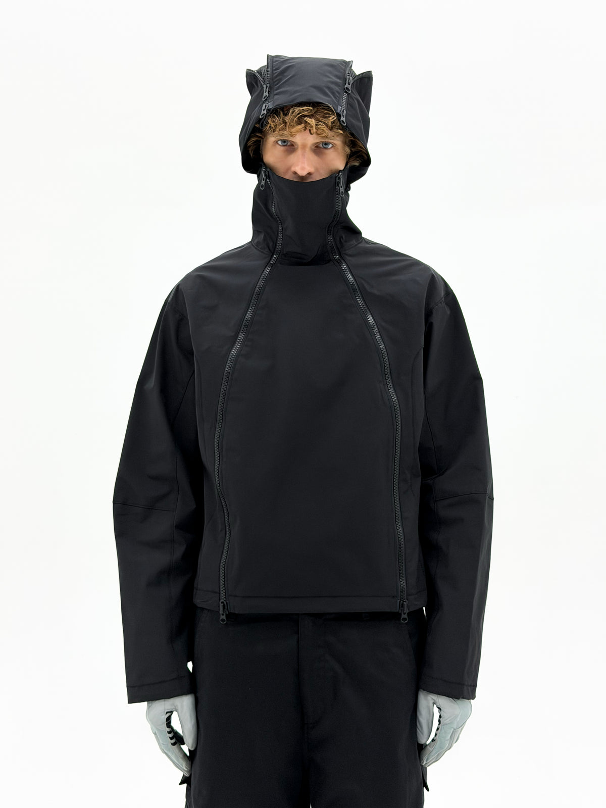 Technical Zip Jacket (Black)