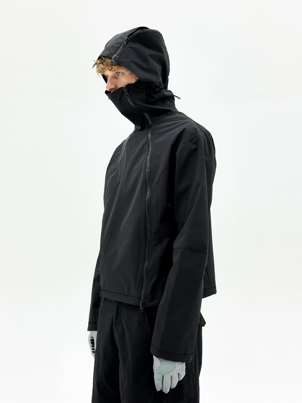 Technical Zip Jacket (Black)
