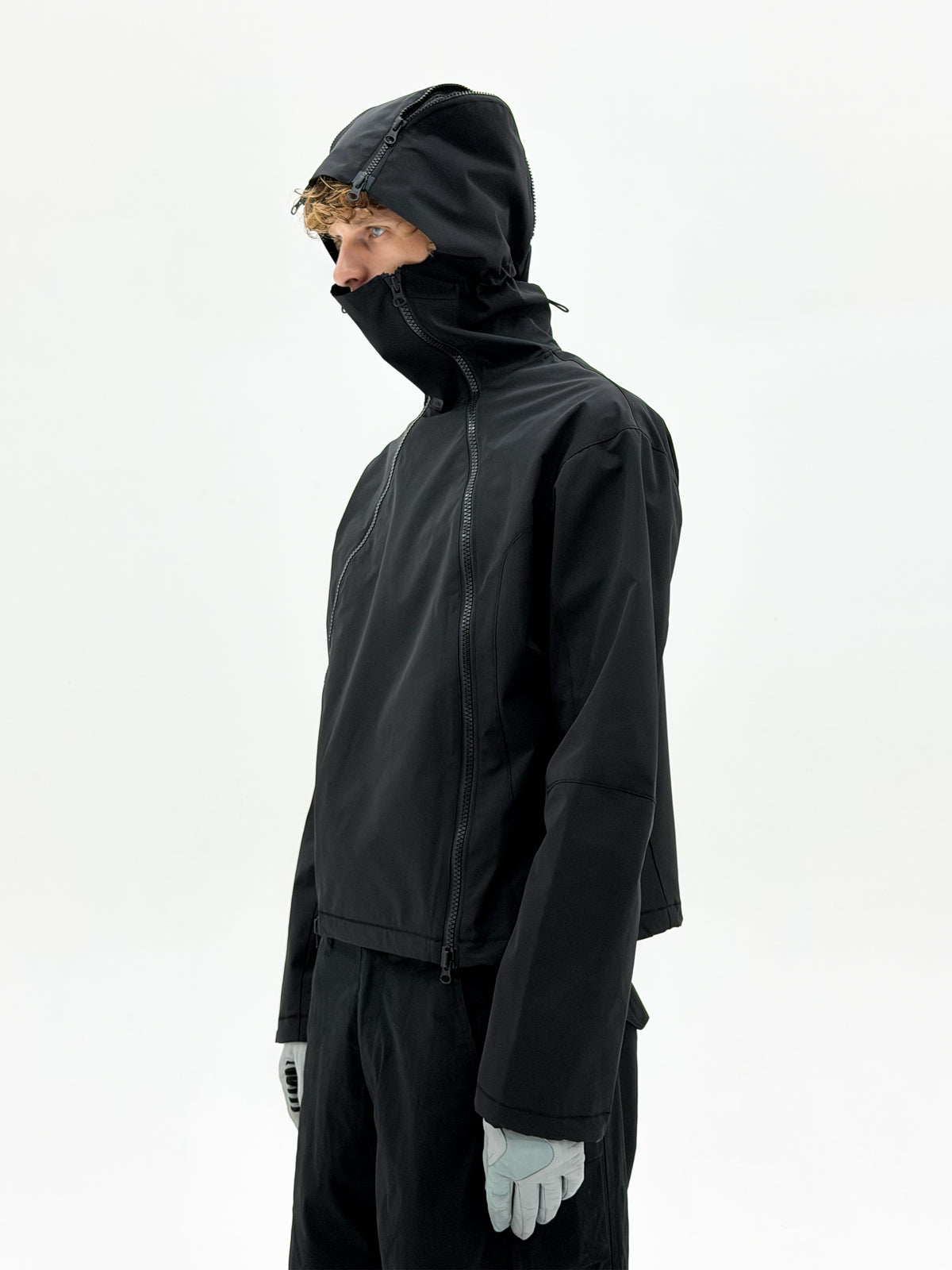 Technical Zip Jacket (Black)