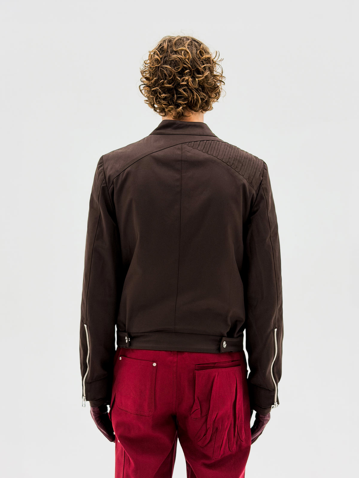 Wave Moto Jacket (Fondant Brown)