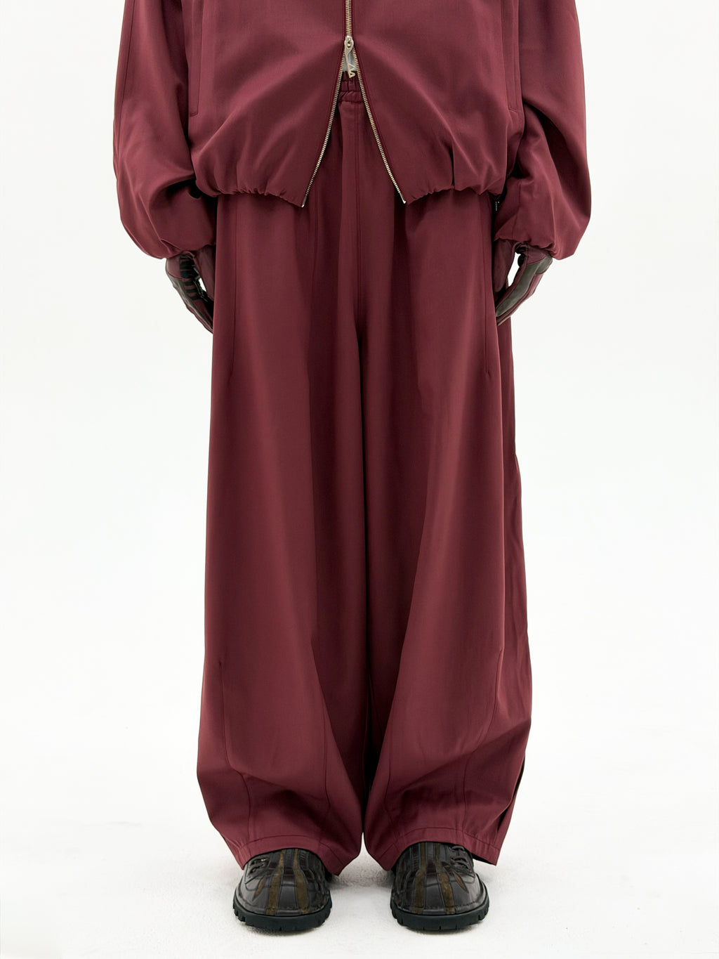Wool Enigma SW Tracksuit Trouser (Blood Red)