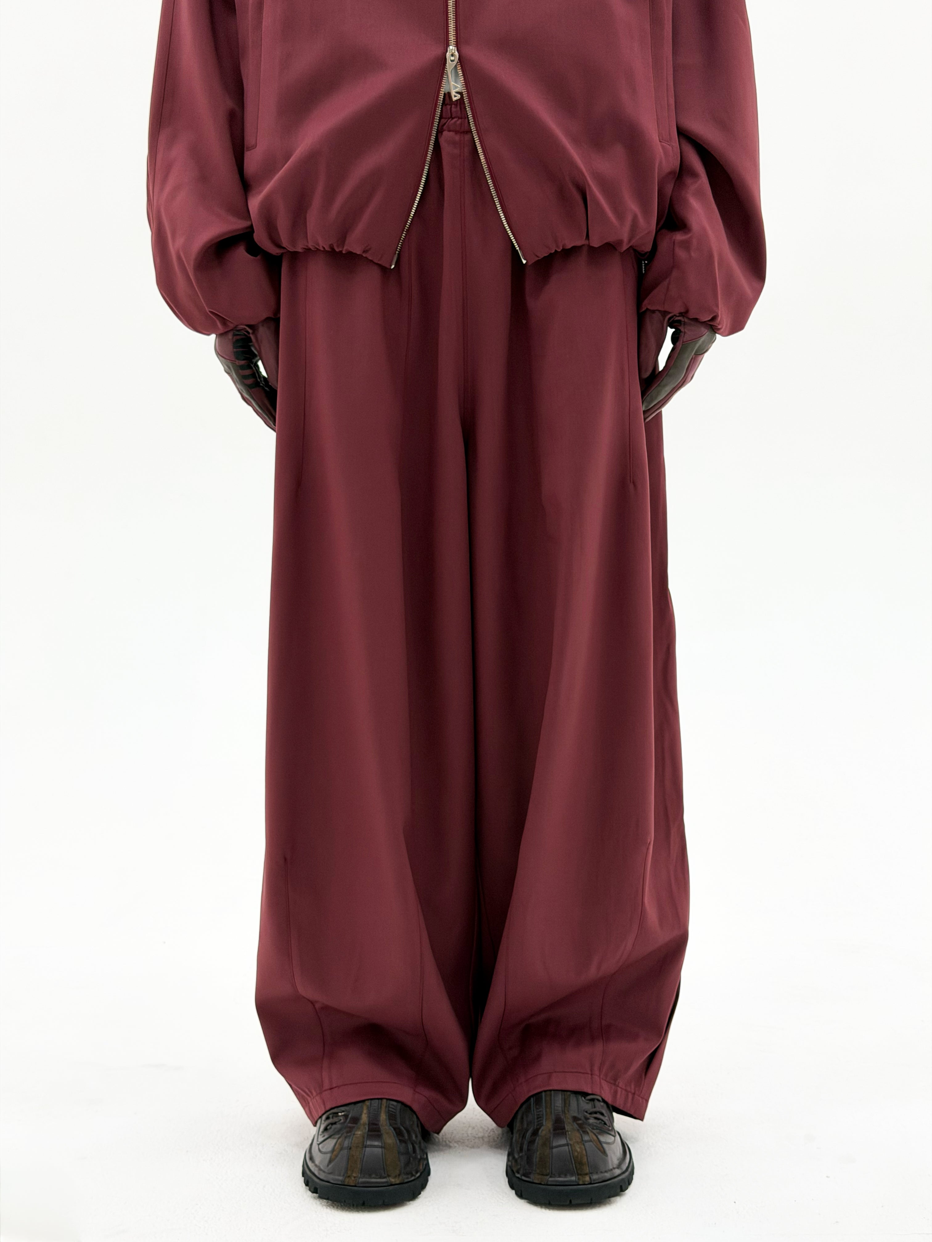 Wool Enigma SW Tracksuit Trouser (Blood Red)