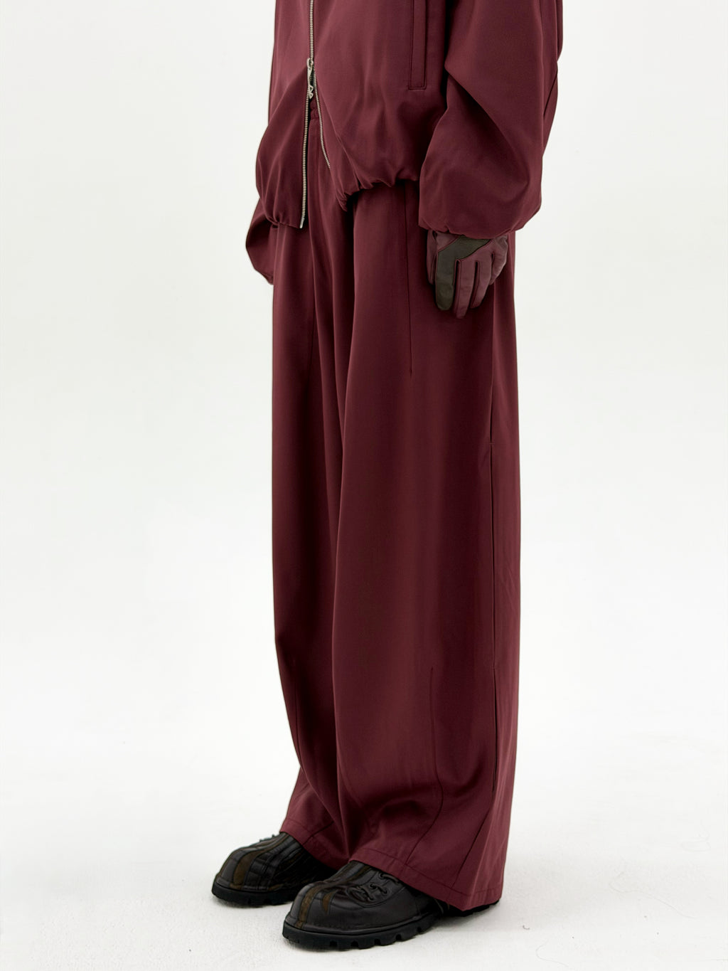 Wool Enigma SW Tracksuit Trouser (Blood Red)