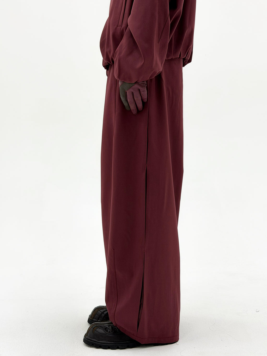 Wool Enigma SW Tracksuit Trouser (Blood Red)