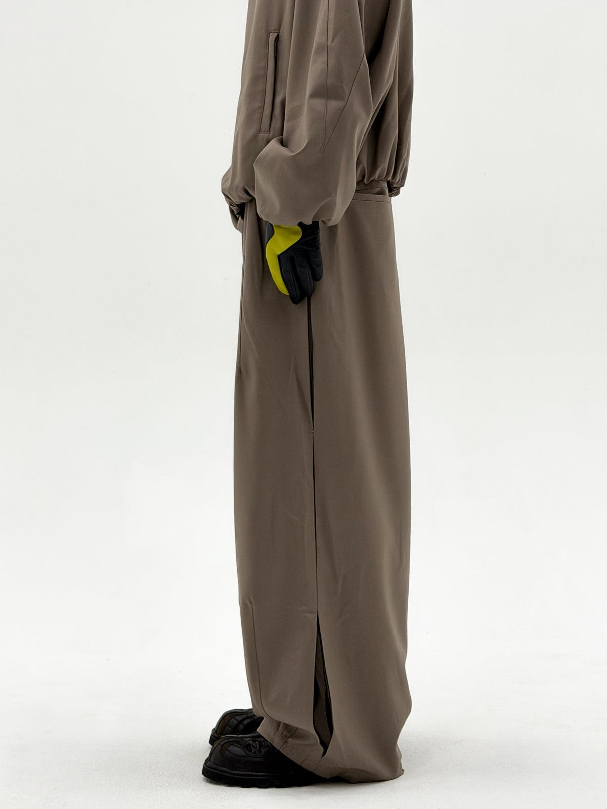 Wool Enigma SW Tracksuit Trouser (Beige)