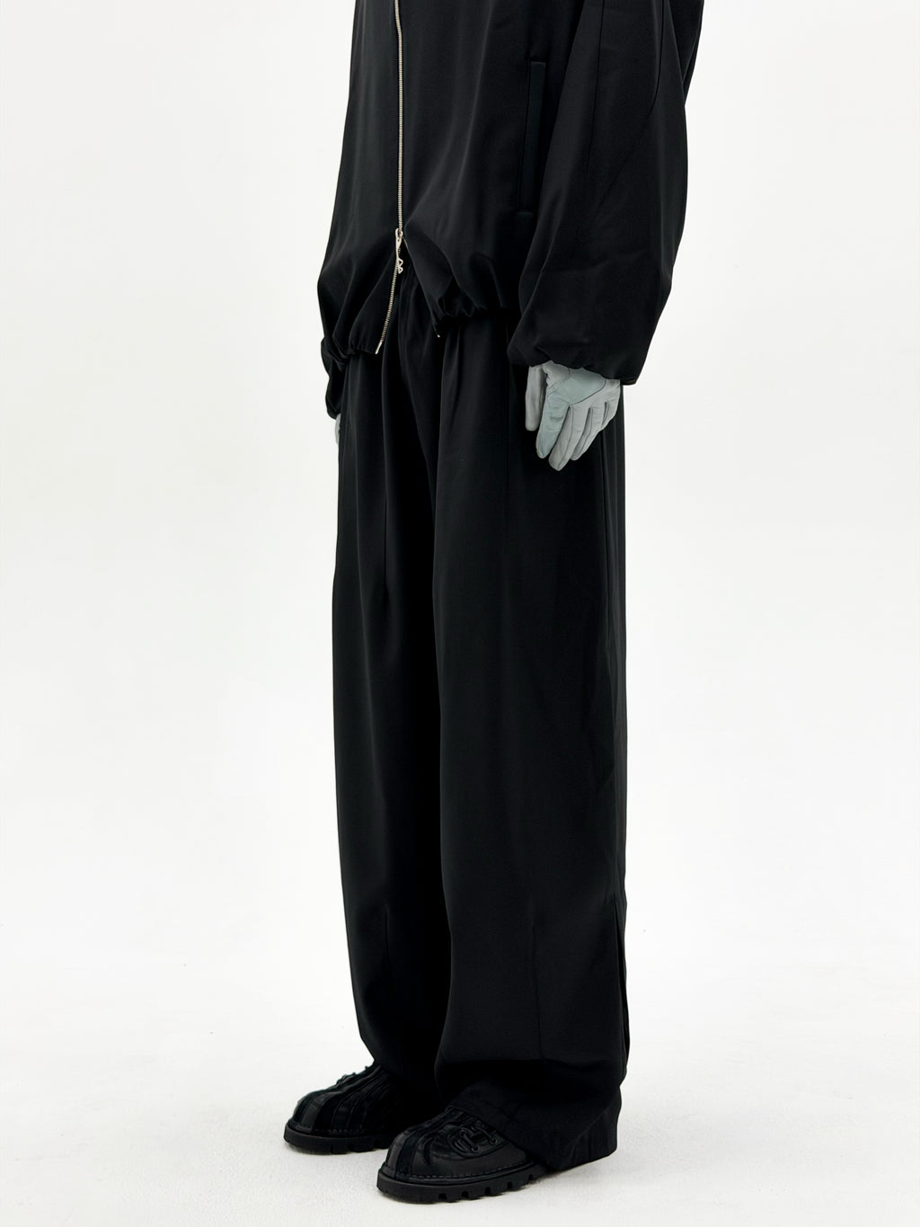 Wool Enigma SW Tracksuit Trouser (Black)