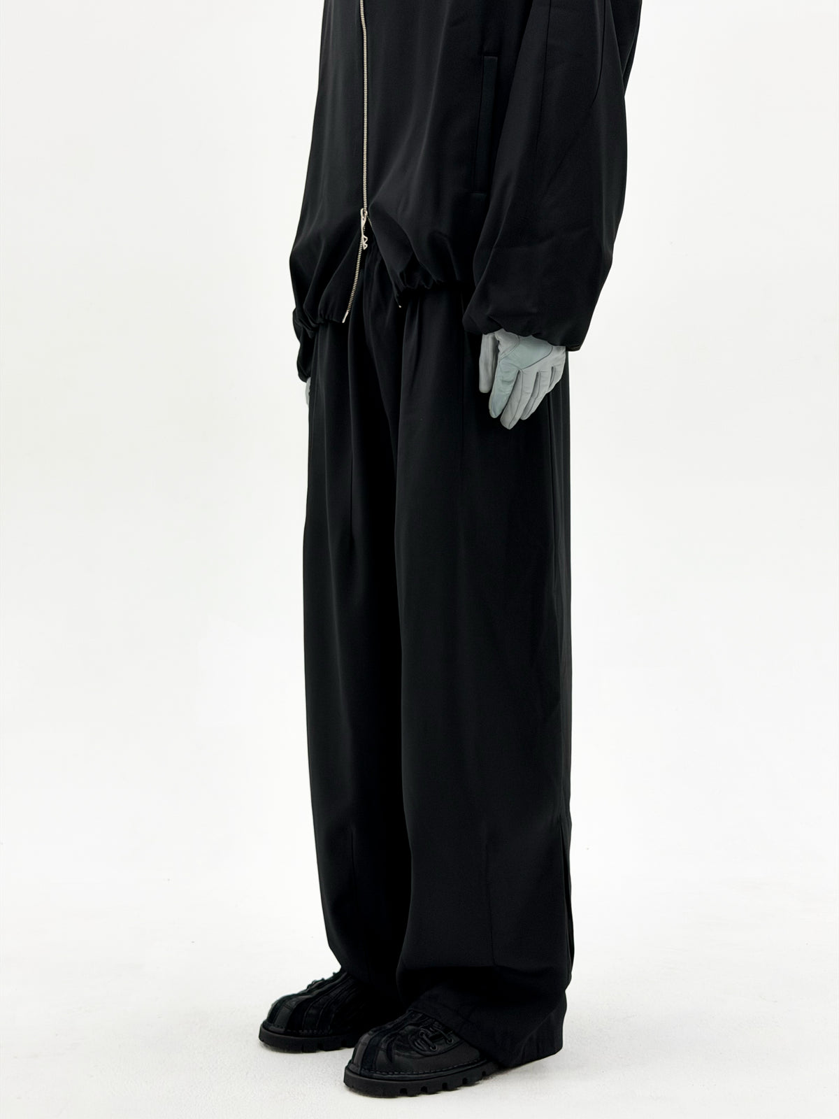 Wool Enigma SW Tracksuit Trouser (Black)