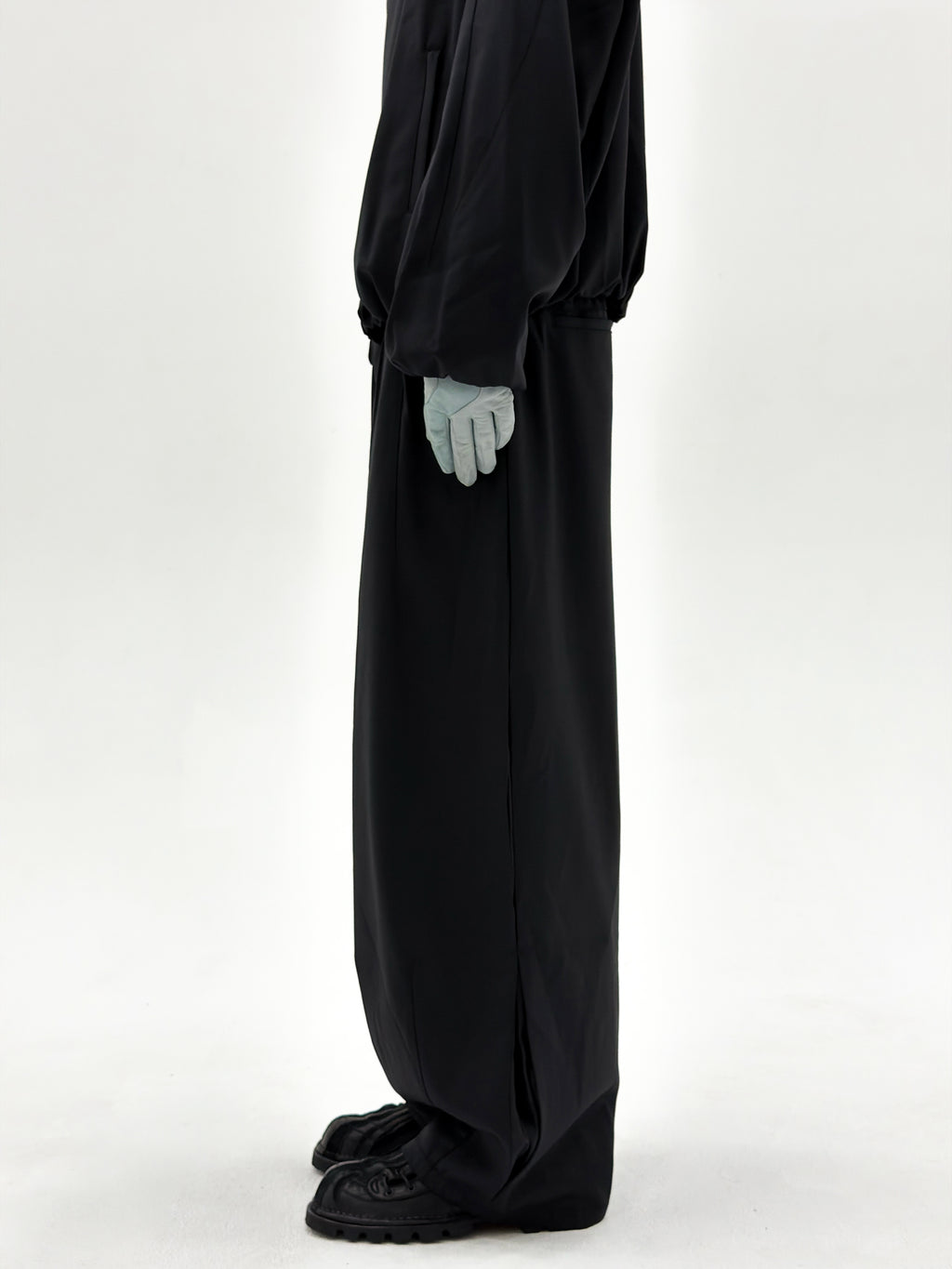 Wool Enigma SW Tracksuit Trouser (Black)